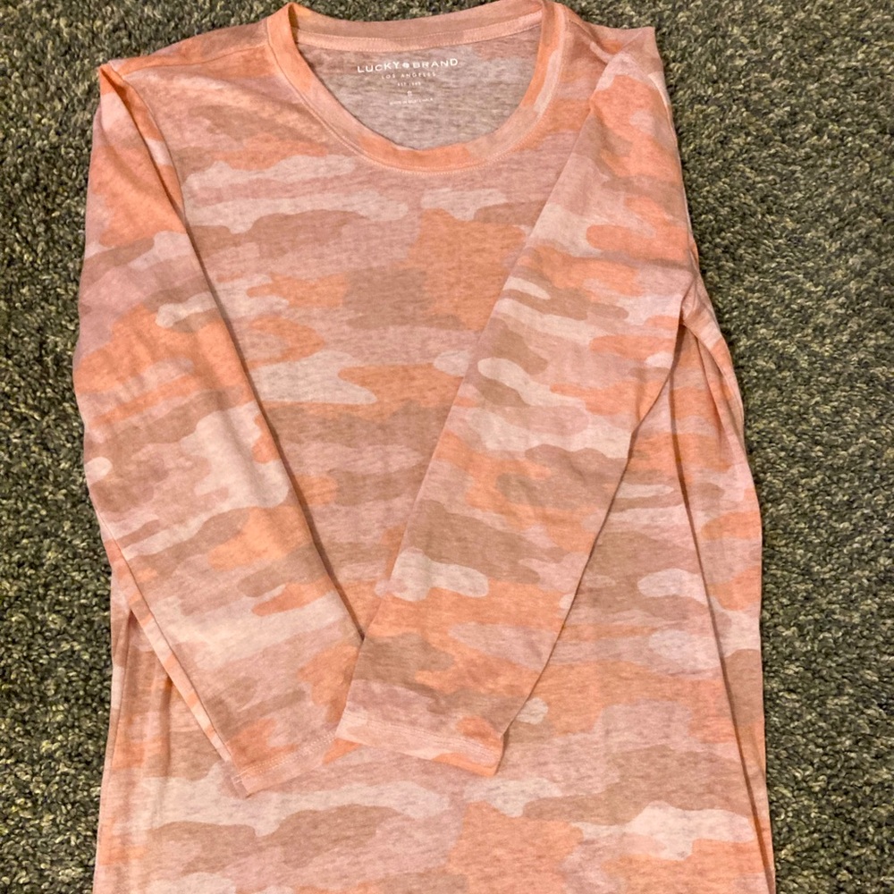 Long sleeved ping camo shirt